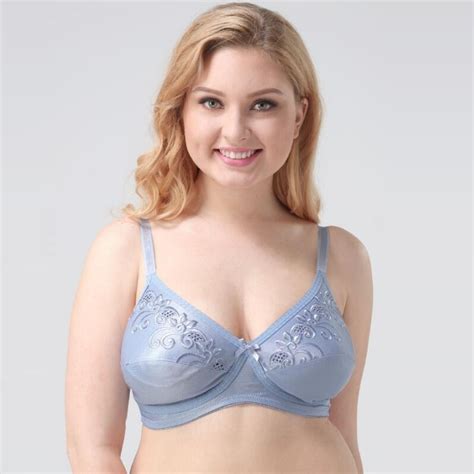 Free Shipping E F Plus Size Push Up Bra Full Cup Comfort Brassiere