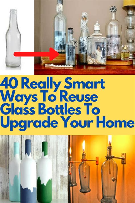 40 Really Smart Ways To Reuse Glass Bottles To Upgrade Your Home Diy