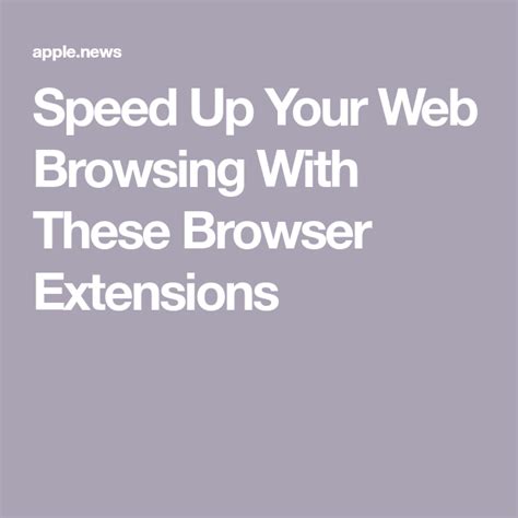 Speed Up Your Web Browsing With These Browser Extensions — Gizmodo