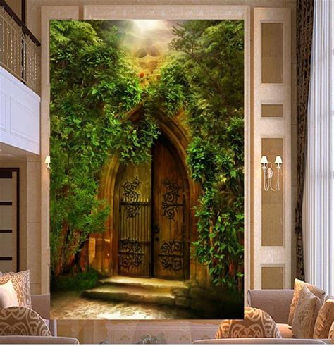 3d Room Wallpaper Custom Photo Non Woven Mural Dream World Forest Lake
