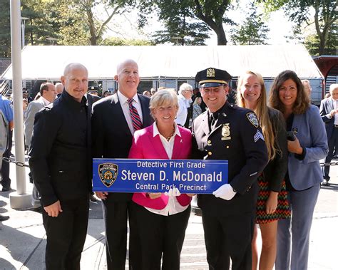 police commissioner s remarks at street dedication honoring det steven mcdonald city of new york
