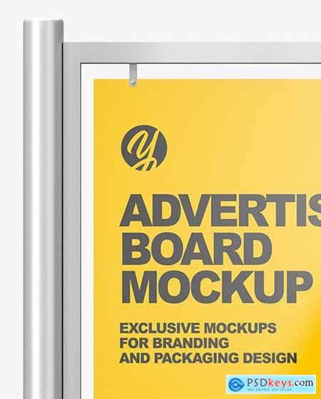 Advertising Board Mockup Front View 55722 Free Download Photoshop