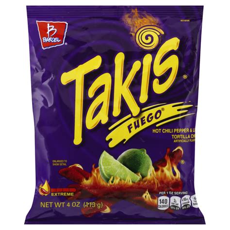 Barcel Takis Fuego Hot Chili Pepper Lime Tortilla Chips Hy Vee Aisles Online Grocery Shopping