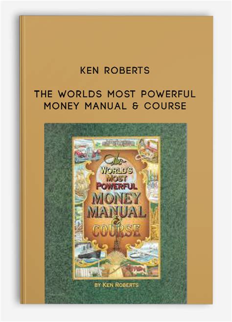 We did not find results for: Ken Roberts - The Worlds Most Powerful Money Manual & Course