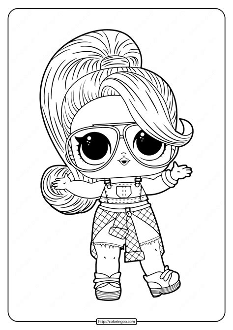 Free Printable Colouring Pages Lol Dolls Printable Templates