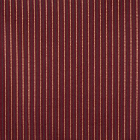 Dark Red And Gold Striped Crypton Contract Grade Upholstery Fabric By