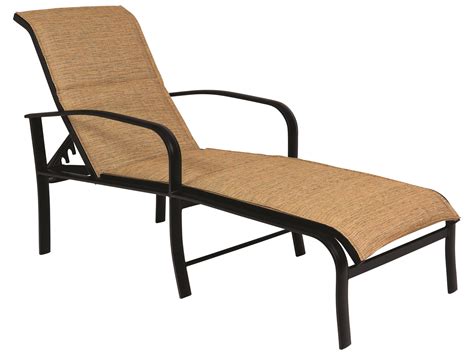From behind the chaise lounge back frame, add a e8.5x1.5mm washer to bolt and insert a bolt through the hole in the lower sling back frame. Woodard Fremont Padded Sling Aluminum Adjustable Chaise ...
