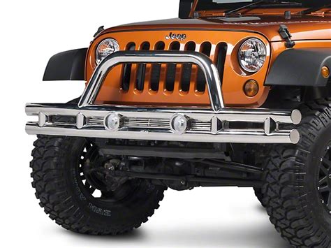Rugged Ridge Jeep Wrangler Tube Front Bumper Stainless Steel 1156310