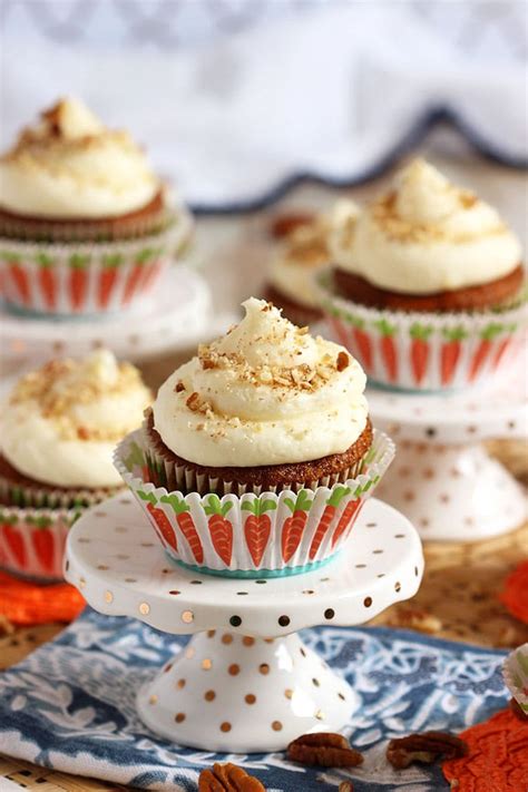 The Best Carrot Cake Cupcakes With Cream Cheese Frosting The Suburban