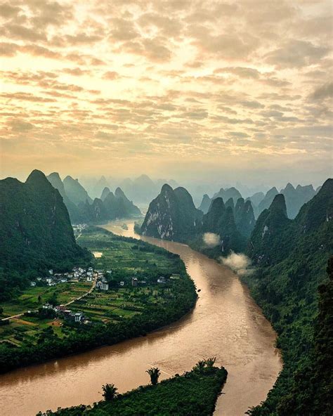 Li River Yangshuo In China ~ Photograph By Kingroberto Scenery
