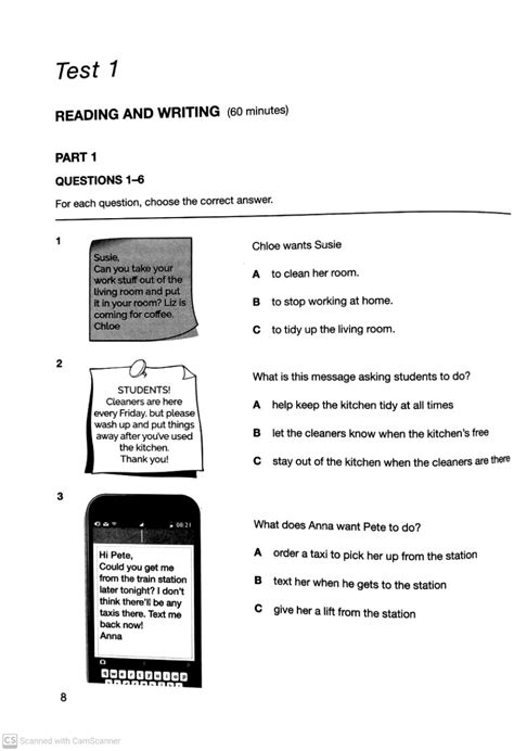 A2 Key 1 For The Revised 2020 Exam Students Book With Answers With
