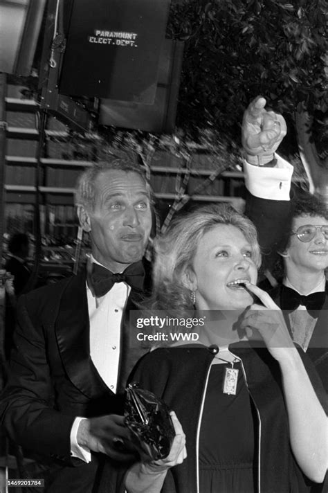 Paul Newman And Joanne Woodward Attend The 46th Academy Awards At The