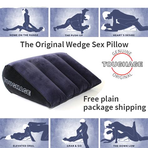 Toughage Inflatable Sex Pillow Toys Magic Cushion Triangle Love Aid