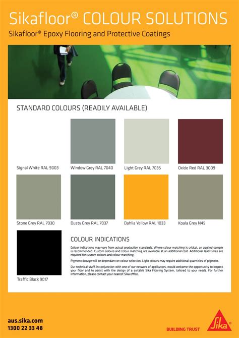Sika Epoxy Flooring Color Chart Flooring Ideas