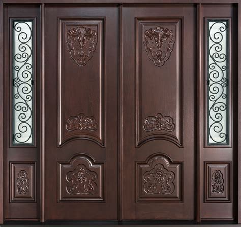 Heritage Front Door Custom Double Solid Euro Technology Wood