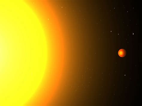 Artists Concept Of The Close Orbiting Alien Planet Kepler 78b Whose Scorching Hot Surface Is