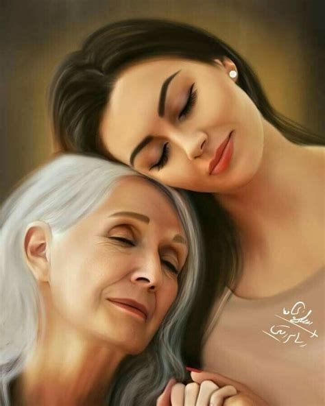 Pin By Lili Amaya On Mujercita Mother Daughter Art Mother Painting
