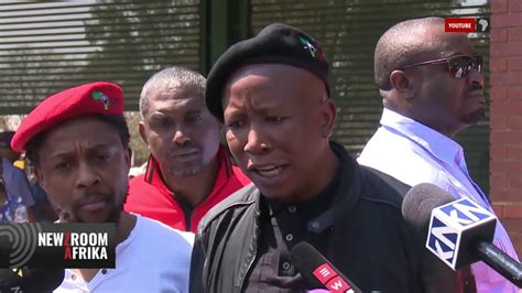 Julius Malema Addresses Media After He Was Summoned Over Allegations