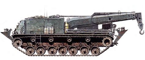 M51 Heavy Recovery Vehicle Us Marine Corps 3rd Tank Battalion Dong