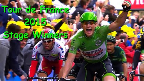 Tour De France 2015 Stage Winners Youtube