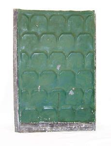  in ceilings of the 1890's are popular again. Big Antique Vintage Ceiling Tile Tin Reclaimed Green Metal ...