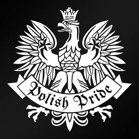 Polish Pride Eagle Symbol Emblem Coat Of Arms Polska Duma Etsy