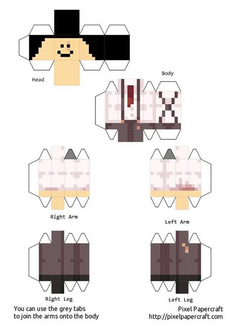 Lore Quackity Pixel Papercraft In 2021 Minecraft Printables