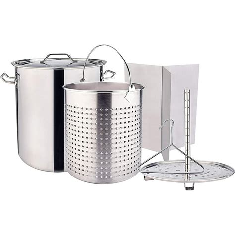 Arc 64qt 16gallon Stainless Steel All In One Function Stock Pot Tamale