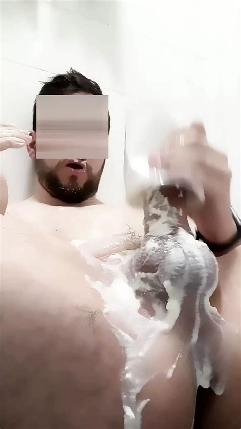 Big Uncut Cock Masturbated Gay Sub Slave Used Eating Yogurt Mixed
