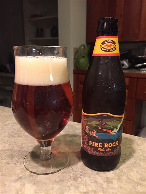 Kona Fire Rock Pale Ale Beer Of The Day Beer Infinity