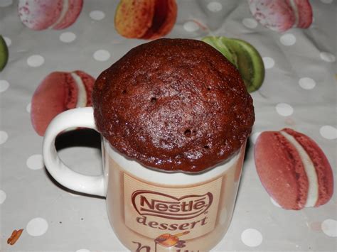 Mug cake façon coulant au chocolat Un amour de cuisine