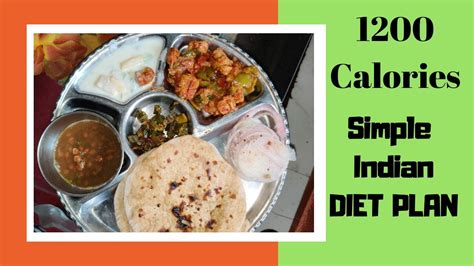 1200 Calorie Indian Dietplan For Weightloss In 10 Days Youtube