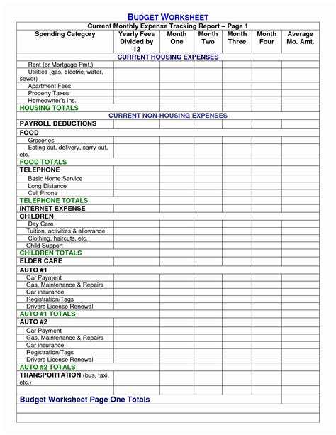 Trucking Business Expenses Spreadsheet — Db