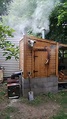 Smokehouse | Outdoor smoker, Smoke house diy, Backyard smokers