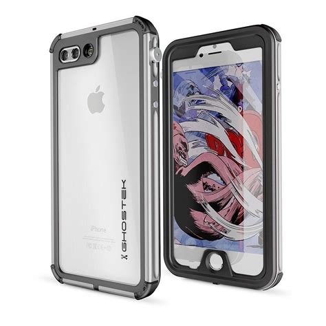 Iphone 8 Plus Waterproof Case Ghostek Atomic 30 Silver Series Un