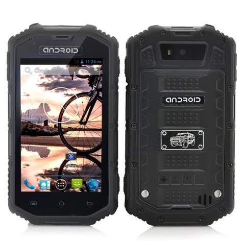 Rugged Android Phone Dual Core Waterproof Shockproof Dust Proof