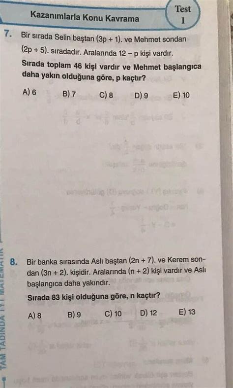 Matematik Sayı Problemleri YKS TYT Sorumatik