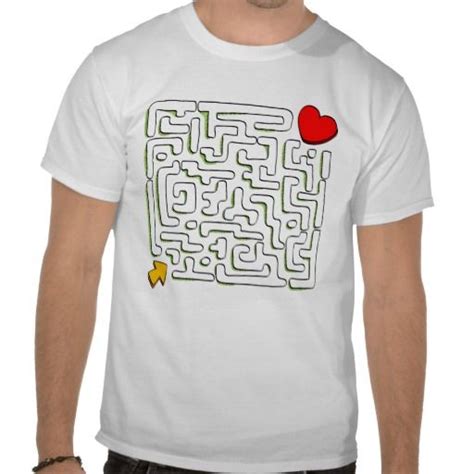 Maze Of Love Tshirt By Pinkhurricane Zazzle Store T Shirt