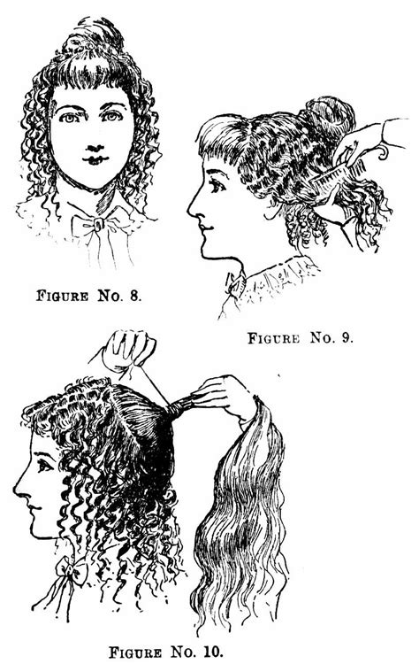 Vintage Victorian 1890s Hairstyle 1890s Hairstyles Costume Hair