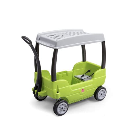 This item ships in the manufacturer's original packaging. Step2 - Canopy Wagon - Green - R Exclusive | Toys R Us Canada