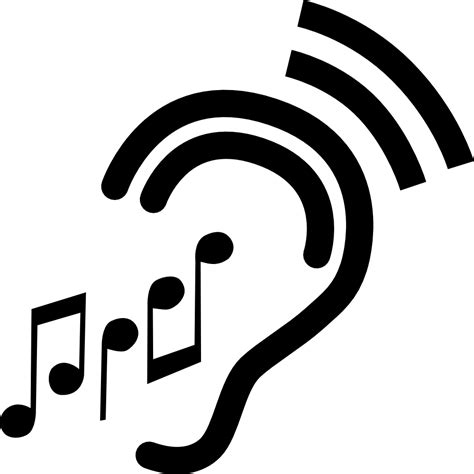 Ear Listening To Music Clipart Large Size Png Image Pikpng