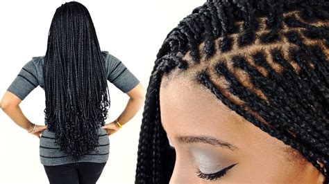 No matter how big or small your box braids are, they'll always have four corners, adds larry sims, who regularly works with zendaya, gabrielle union, and danai gurira, to name a few. How To: MICRO BRAIDS For Beginners! (Step By Step) | Micro braids, Braids step by step, Box ...