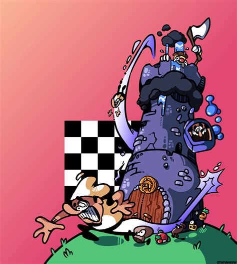 She Pizza Headed my Peppino Pizza Tower! by TheFulvousFox on Newgrounds