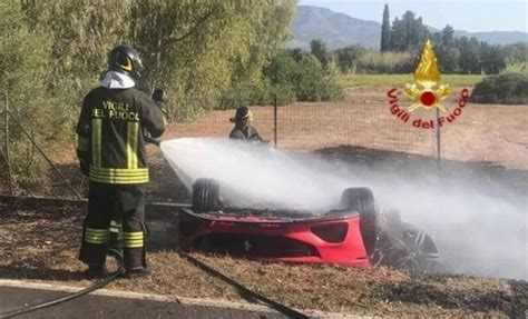 Deadly Collision Between Ferrari Lamborghini And Camper In Sardinia The Tragic Accident In A Video