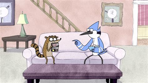 Regular Show Mordecai And Rigby Watch Ello Govnor Youtube