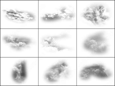 30 Soft Clouds Textures Brush Photoshop Brushes In Photoshop Brushes