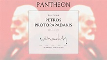 Petros Protopapadakis Biography - Greek politician | Pantheon