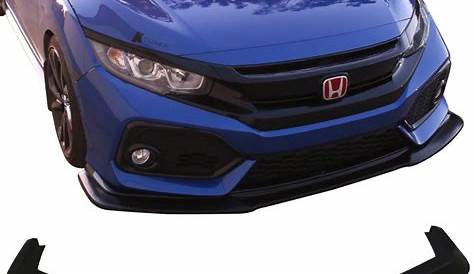 2017-2020 Honda Civic Hatchback Sport GT Style Front Bumper Lip