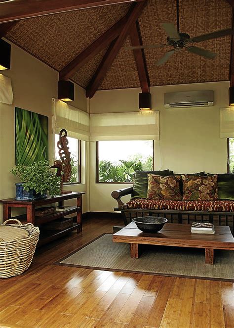 Modern Filipino Nipa Hut House Interior MaÑosa Interiors Modern Take