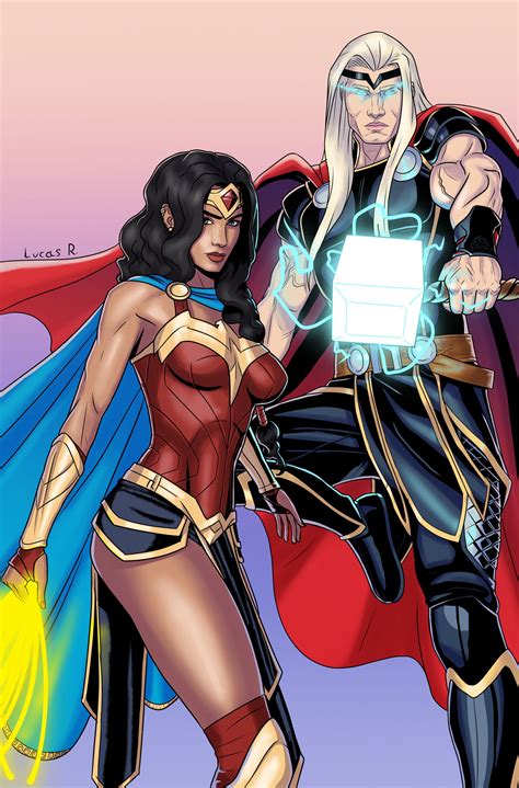 Wonder Woman And Thor Power Couple Feb 2020 Wonder Woman Marvel